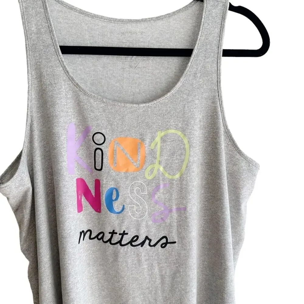 Joyspun Kindness Matters Oversized Lounge Tank Top